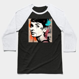 Audrey Hepburn #9 Baseball T-Shirt